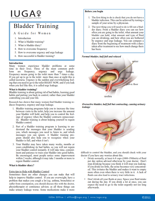 Bladder Training