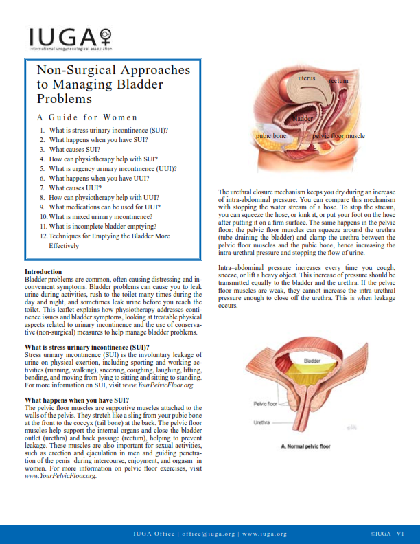 Non-Surgical Approaches to Managing Bladder Problems