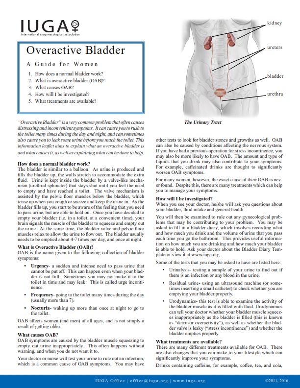 Overactive Bladder